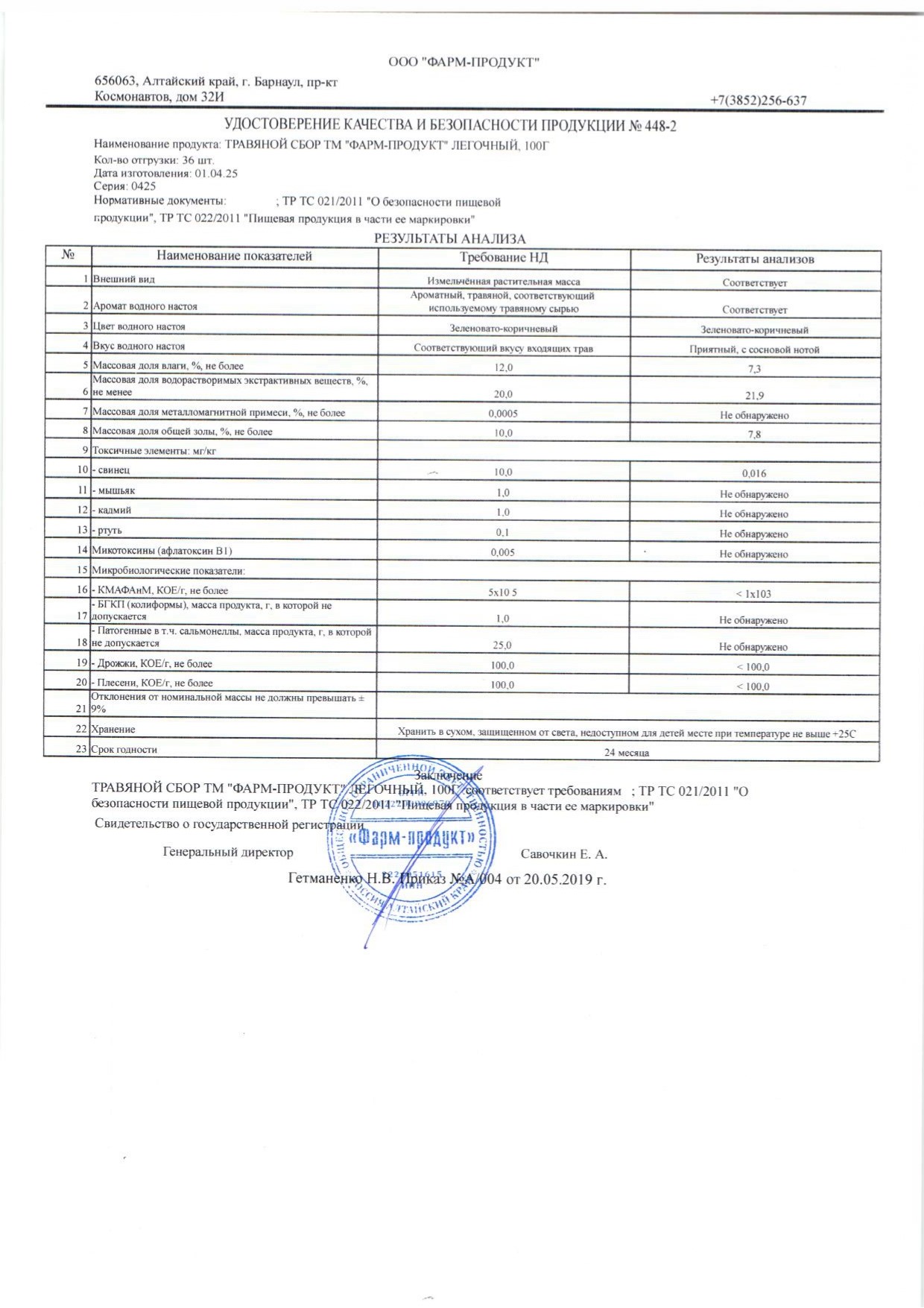 Паспорт №042025